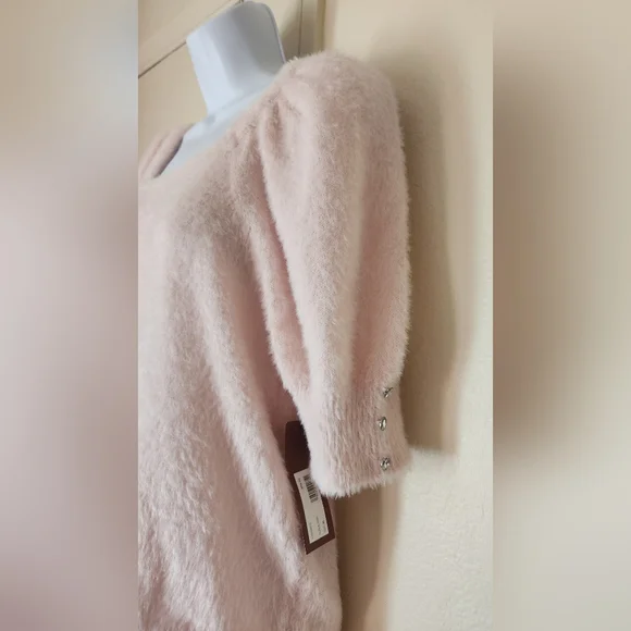 Love Scarlett pink fluffy top - Picture 3 of 10